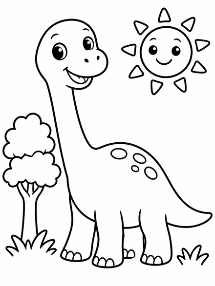 Smiling Dinosaur